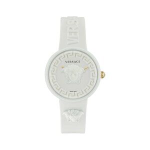 Versace Womens  White 39mm Strap Fashion Watch
